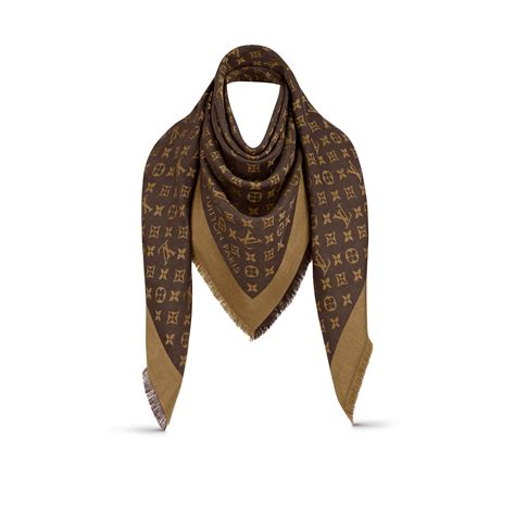 louis vuitton black gold monogram shawl|Louis Vuitton denim shawl.